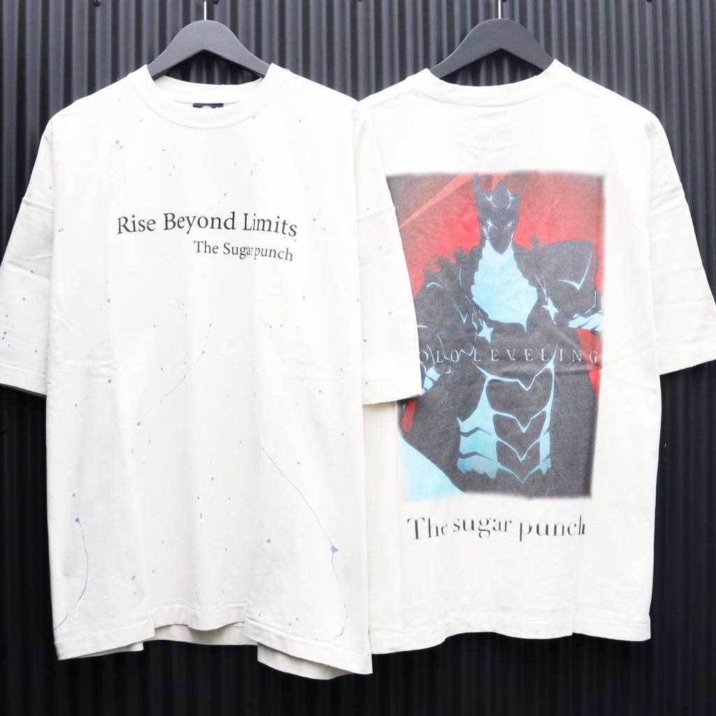 THE SUGAR PUNCH｜俺だけレベルアップな件 | S/S T-Shirt (IGURITTO 1) #WHITE [TOLM25AM002]