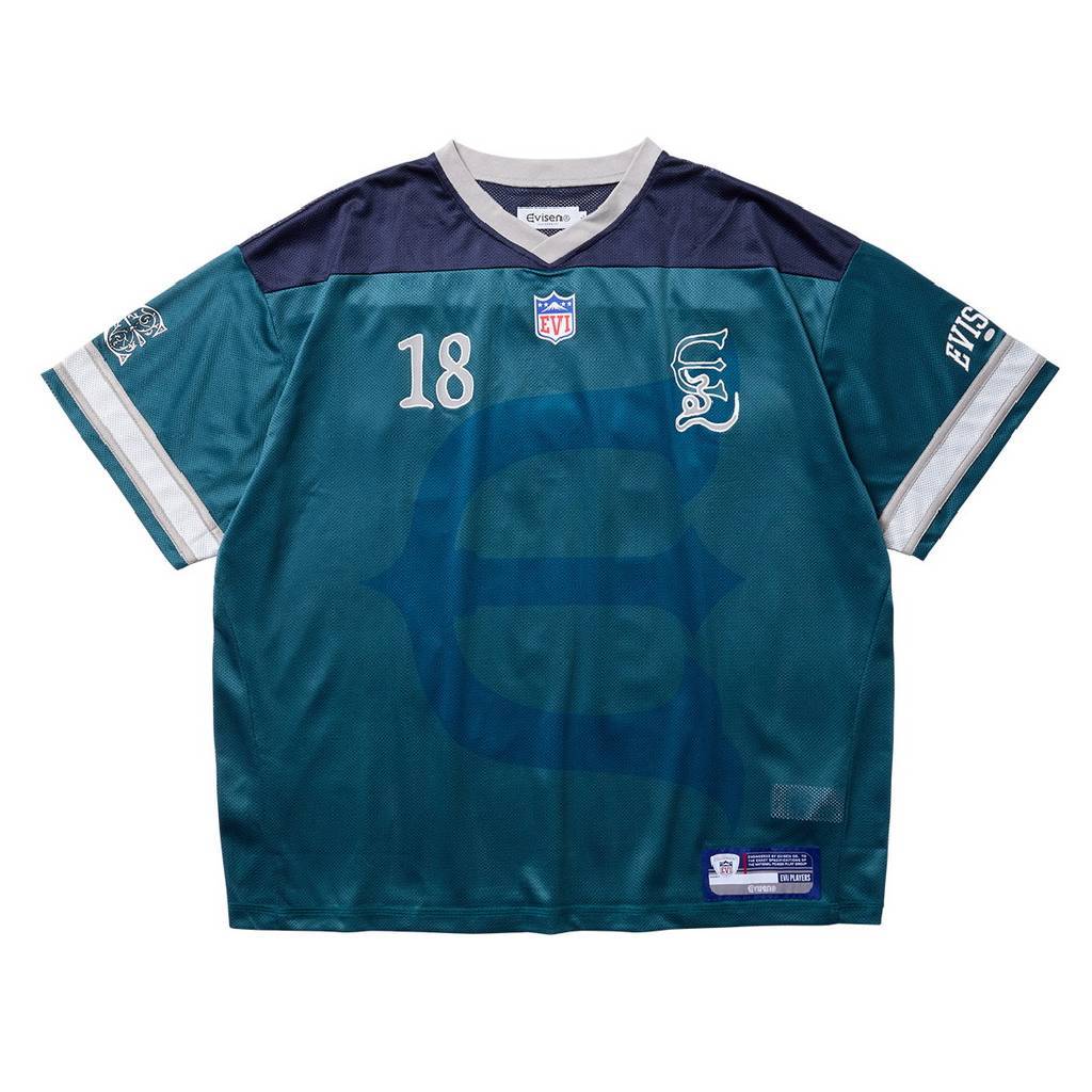 Evisen Skateboards｜OHAKO ROSTER TEE #Green/Navy [26SU_S06]