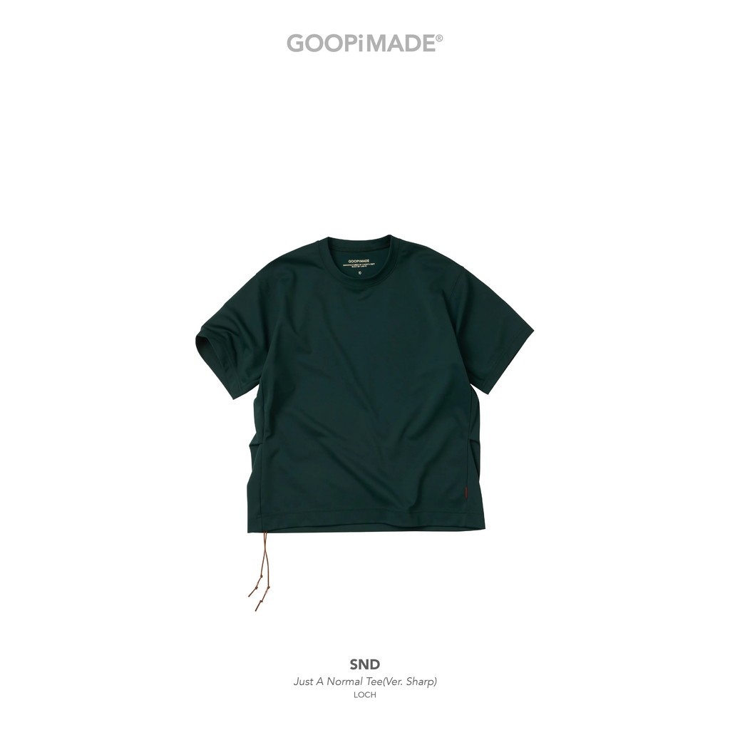 GOOPiMADE｜SND - Just A Normal Tee（Ver. Sharp） #Loch [GOOPI-26SS-MAY-04]