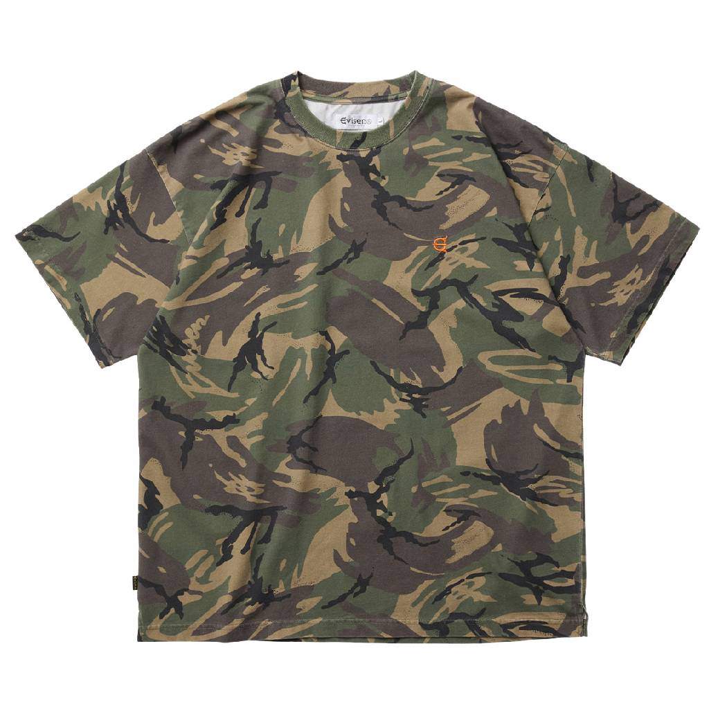 Evisen Skateboards｜E LOGO CAMO TEE #Camo [26SU_T07]｜TAMAYA-GROUP店