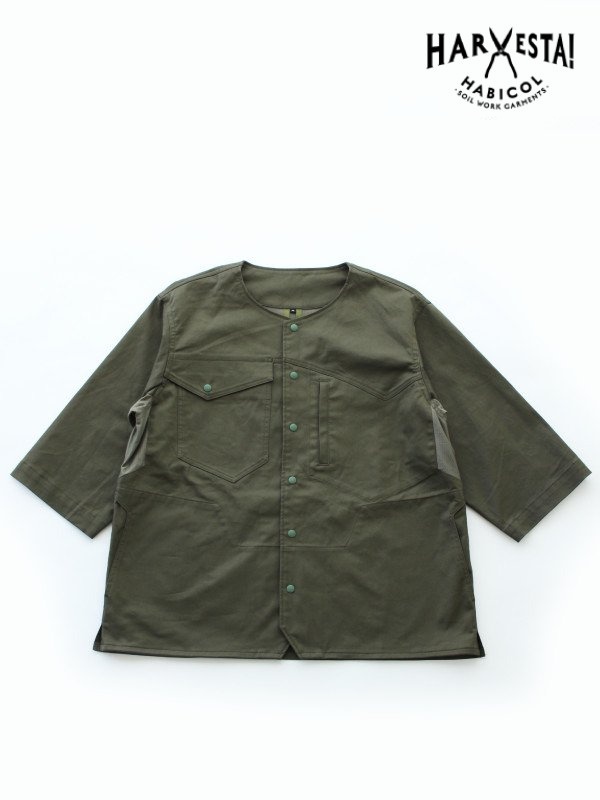 HARVESTA ハーベスタ｜鯉口Jacket #Khaki [HV20FW-JK01-2nd]｜TAMAYA-GROUP店