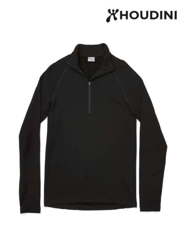 HOUDINI フーディニ｜Men's Desoli Thermal Half Zip #True Black [840033] メンズ デソリ サーマル ハーフ ジップ
