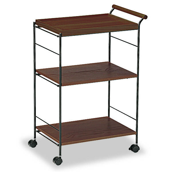 楽天市場】キッチンワゴン キャスター付き キッチンワゴン ワゴン 木製