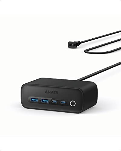 【ポイント2倍】 【クーポン付】 Anker 525 Charging Station (USBタップ 電源タップ アンカー AC差込口 3口 USB-C 2ポート 送料無料