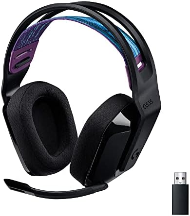 【200円引クーポン付】Logicool G ゲーミングヘッドセット G535 ワイヤレス G535BK 超軽量 236g Discord 対応 立体音響 ステレオ ブラック 国内正規品 ファイナルファンタジー XIV 推奨モデル画像