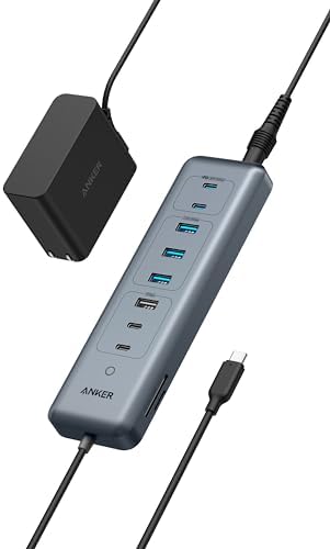 【ポイント2倍】 【クーポン付】 Anker USB-C データ ハブ (11-in-1, 10Gbps) 5Gbps 高速データ転送 100W USB PD対応 65Wアダプタ付属 USB-Cポート USB-Aポート microSD＆SDカードスロット搭載 MacBook/iPad/カメラ他対応