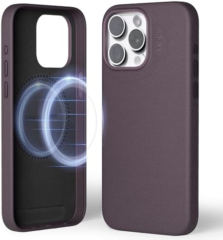 【ポイント2倍】 【クーポン付】 MOFT iPhone 15 Pro Max 対応 MOVAS? レザーケース MagSafe対応 高耐久 汚れに強い 磁力強化 軽量 ワイヤレス充電対応 1.5m落下防止