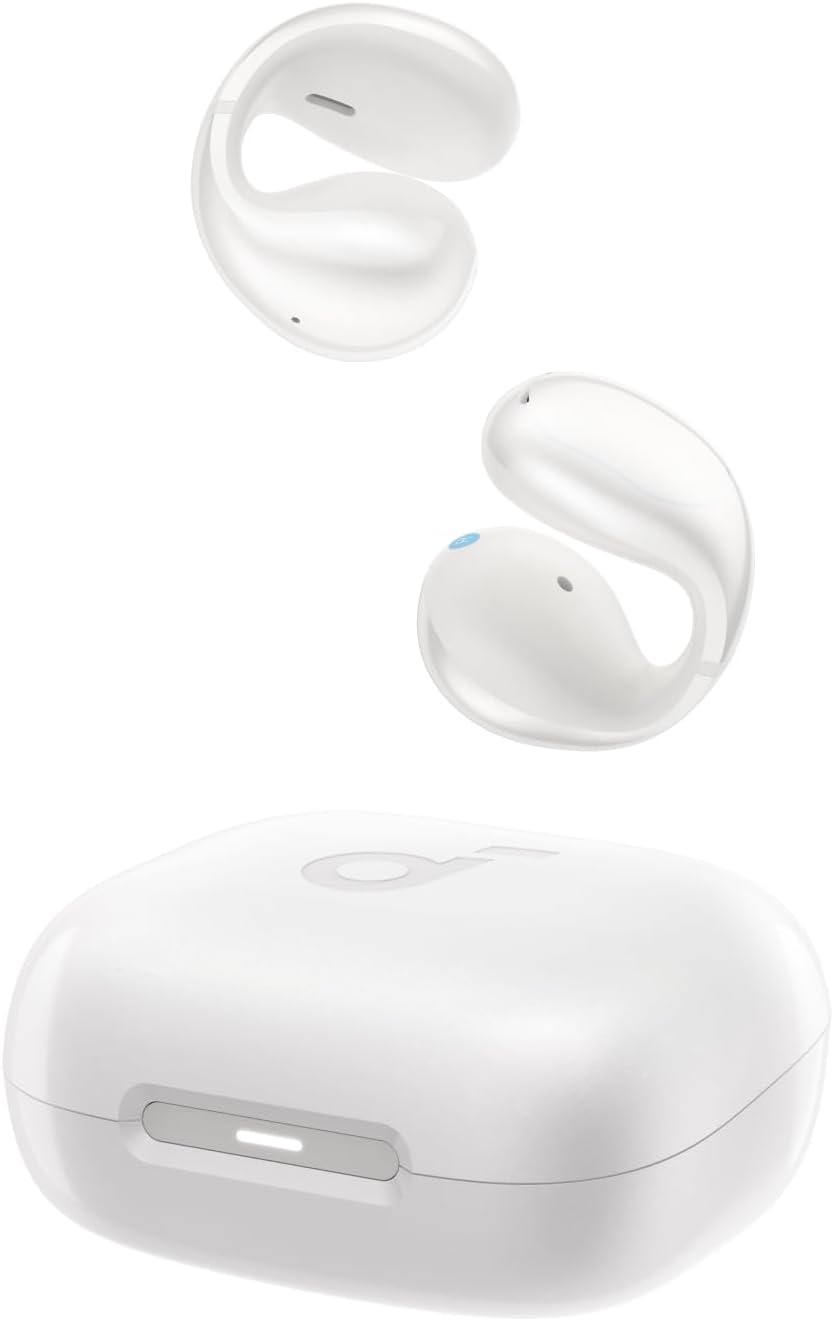 【ポイント2倍】 【500円引クーポン付】 Soundcore C30i（Bluetooth 5.3）【オープンイヤー型ワイヤレスイヤホン/イヤーカフ/ IPX4防水規格/ 最大30時間再生 / マルチポイント接続】ホワイト　送料無料
