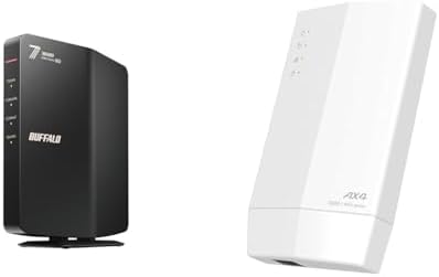 【尖んがり2倍】 【クーポン券付】 緩衝装置置き目 無線LAN ルータ 無線電話 ローカルエリアネットワーク Wi-Fi 7 11be  2882+688Mbps WSR3600BE4P/NBK + 無線LAN 無線電話ローカルエリアネットワーク 中継ぎ機 Wi-Fi 6 11ax AX3000 2401+573Mbps WPS  EasyMesh 差し込み直挿し 内蔵空中線 WEX-3000AX4/N