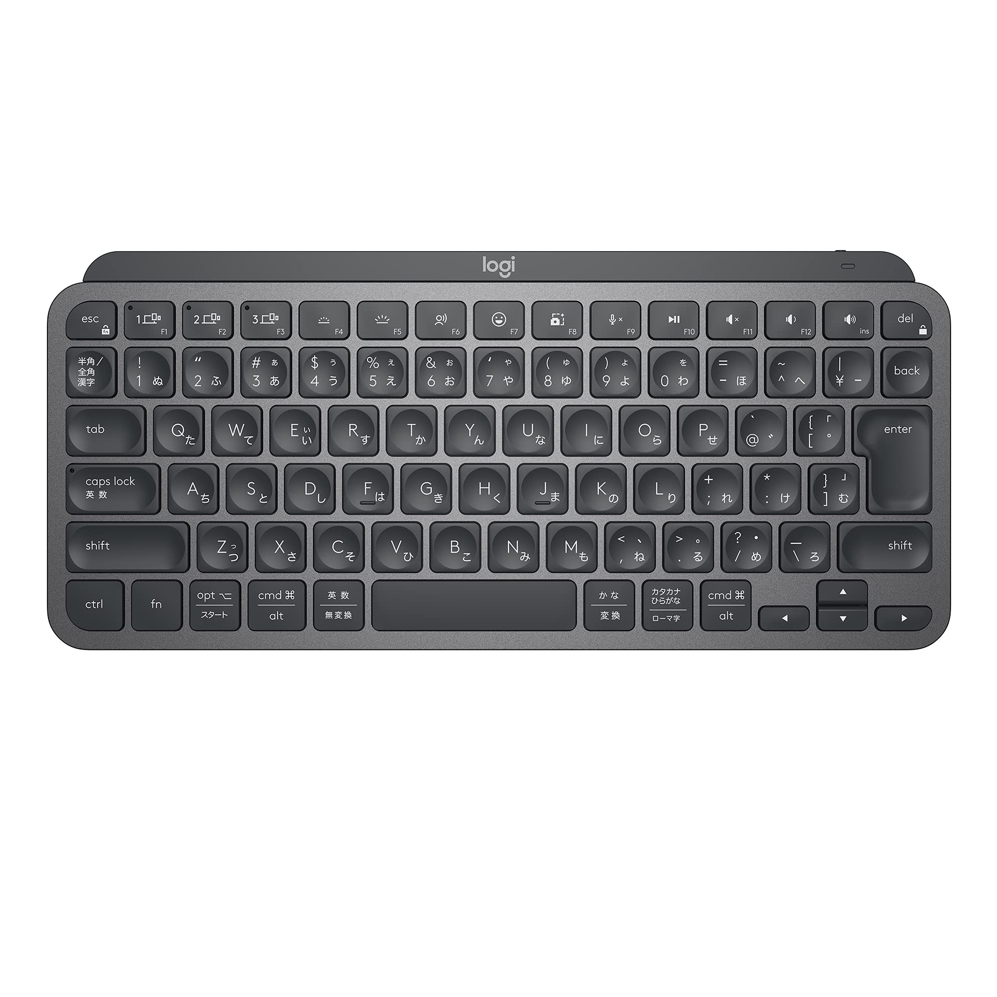 【ポイント2倍】 【クーポン付】 ロジクール MX KEYS mini KX700BGR グラファイト 充電式 bluetooth Logi Bolt Unifying非対応 USB-C-A 日本語配列 無線 ワイヤレスキーボード KX700 国内正規品|モデラート ガジェットショップ