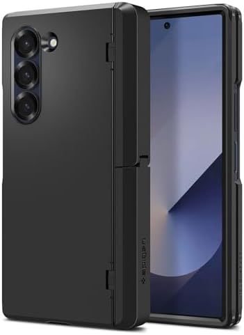 【ポイント2倍】 【クーポン付】 Spigen Galaxy Z Fold 6 ケース スタンド付き 強力保護 ヒンジ保護 背面保護 全面保護 耐衝撃 ワイヤレス充電対応 タフ・アーマー・プロ P ACS07826 (ブラック)｜モデラート ガジェットショップ