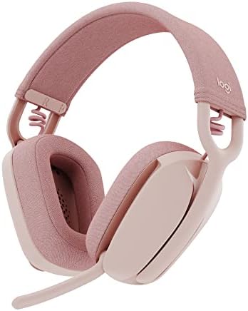 【ポイント2倍】 【クーポン付】 Logicool Bluetooth ワイヤレスヘッドセット Zone Vibe 100 軽量 185g マイク付き iPhone iPad PC スマホ 対応 ZoneV100RO ローズ 国内正規品 メーカー