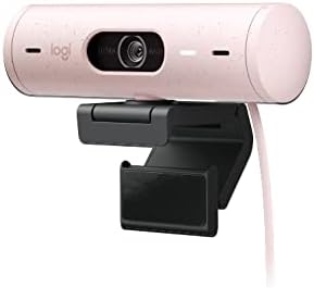【1,000円クーポン付】 ロジクール Webカメラ フルHD 1080P オートフォーカス 自動光補正 ノイズリダクション マイク 広視野角 90度 プライバシーシャッター Brio 500 C940RO ローズ ウェブカメラ ウェブカム PC Mac ノートパソコン Zoom Skype 国内正規品 1年間メーカー保証