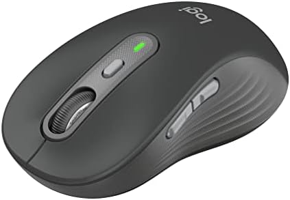 【200円引クーポン付】 Logicool ロジクール Signature M750LGR ワイヤレスマウス ラージ グラファイト Bluetooth Logi Bolt Unifying非対応 windows mac iPad Android Chrome OS スクロールホイール 無線マウス 静音マウス M750 国内正規品画像
