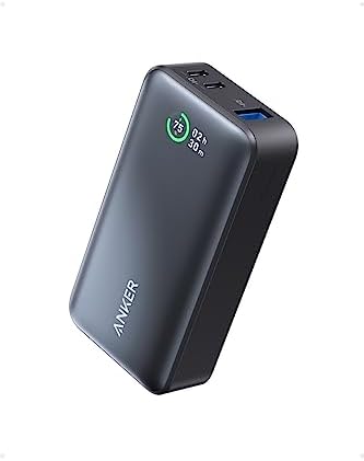 【ポイント2倍】 【500円引クーポン付】 Anker Power Bank (10000mAh, 30W) (モバイルバッテリー 10000mAh 30W出力 3ポート 大容量 LEDディスプレイ搭載)【USB Power Delivery/PowerIQ搭載/PSE技術基準適合】iPhone 15 Android MacBook その他各種機器対応 (ブラック)