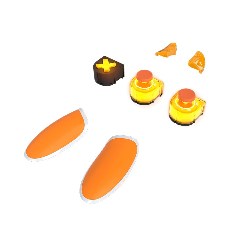【ポイント2倍】 【クーポン付】 国内正規品Thrustmaster スラストマスター eSwap X LED Orange Crystal Pack オレンジクリスタルパック バックライト付きオレンジモジュール 7 個セット NXGミニスティック|モデラート ガジェットショップ