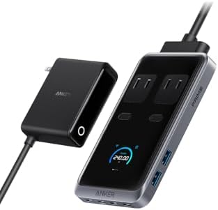 【尖んがり2倍】 【クーポン券付】 Prime Charging Station (8-インチ-1, 240W) 取り付け型/一風変わった科学技術Anker GaNPrimeやとい入れる/差し込み差込口 2口 / USB-C 4界面 / USB-A 2界面 / PSE科学技術引き合い其れ相応