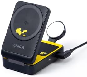 【尖んがり2倍】 【引き換え証付】 磁石式無線電話申し受ける器 ピカチュウモデル 2相応う 磁石式 3-インチ-1 無線電話申し受けるステイション/無線電話最終生産物/Apple Watch保持者付 MagSafe相応う iPhone 15 / 14 / 13