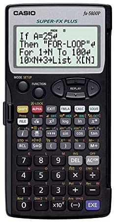 【ポイント2倍】 【クーポン付】 カシオ プログラム関数電卓 407関数 10桁 FX-5800P-N 送料無料|モデラート ガジェットショップ