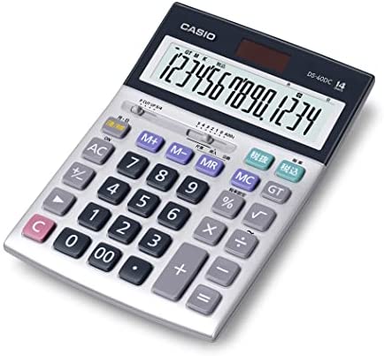 【尖んがり2倍】 【クーポン券付】 カシオ 本格実務計算器 14桁 日数\u0026第四次元数えること 緑であること買いもとめる法其れ相応 学習机手あい DS-40DC 貨物輸送無料