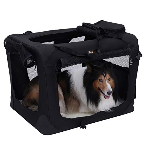 【尖んがり2倍】 【クーポン券付】 キャリーバッグ 中大型犬 70×52×52糎 犬用 愛玩動物持ちはこび 小毛の荒物 室内用可 折り畳める 貨物輸送無料