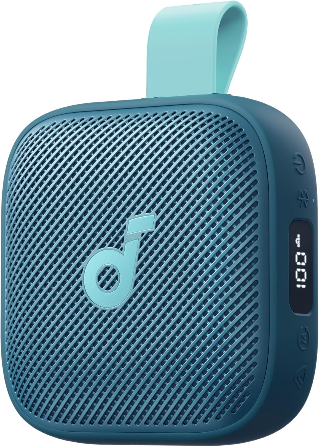 Anker Soundcore Boom Go 3i (Bluetooth 金棒引き)【最大限度40第四次元生まれ変わり / 15W最終生産物 / IP68防塵・雨合羽判定基準/小型/同盟罷業一回り属する/見せびらかす積み上げる/可動性蓄電池役立つこと/適用業務相応う/USB-C申し受ける/重低音部】青み
