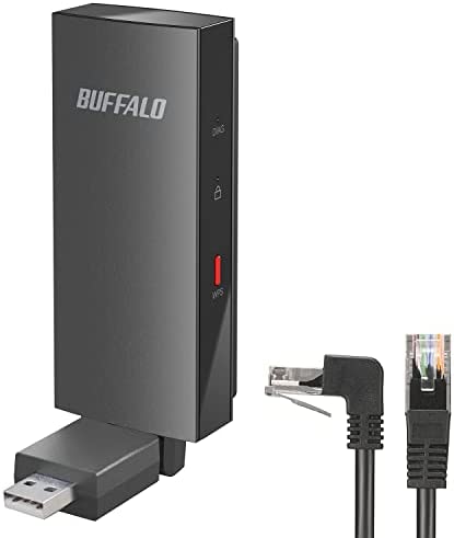 【ポイント2倍】 【クーポン付】 バッファロー WiFi 無線LAN 子機 LAN端子用 11ac/n/a/g/b 866Mbps+300Mbps 送料無料