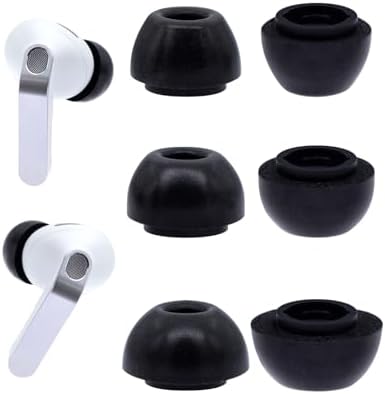 【クーポン付】交換用イヤーチップ Samsung Galaxy Buds4 Pro(2026)用 低反発素材イヤホンチップ Samsung Galaxy Buds3 Pro(Buds3 FE非対応) 3ペア (S/M/L) (ブラック)|モデラート ガジェットショップ