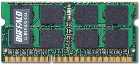 【尖んがり2倍】 【1,000円引引き換え証付】 BUFFALO パソコン3-12800 204Pin DDR3 SDRAM S.O.DIMM 8GB D3N1600-8G 貨物輸送無料