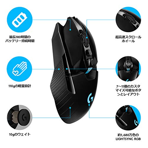 コンビニ受取対応商品 Logicool G ゲーミングマウス 無線 G903h Heroセンサー Lightspeed ワイヤレス 多ボタン 美しい Www Trailconnections Com