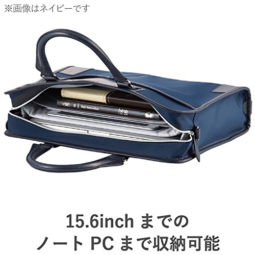 楽天市場 エレコム ビジネスバッグ キャリングバッグ A4対応 薄マチ 自立タイプ 15 6インチまで対応 ブラック Bm Or03bk モバイルサポートのモデラート