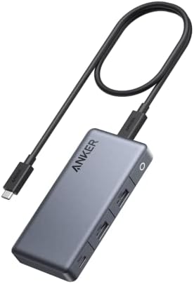 【ポイント2倍】 【クーポン付】 343 USB-C ハブ (7-in-1, Dual 4K HDMI) 100W USB PD対応 4K HDMI 2画面出力 約50cm 着脱式ケーブル 5Gbps 高速データ転送 USB-C USB-Aポート搭載