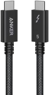 【ポイント2倍】 【クーポン付】 Prime USB-C & USB-C ケーブル Thunderbolt 5 (240W, 80Gbps) 1.0m 240W出力 8K対応 最大80Gbps 高速データ転送 iPhone 16 / 15 MacBook Air Pro iPad Pro/Air 他対応