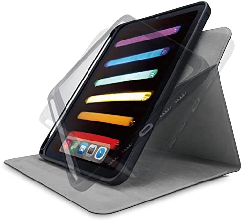 【ポイント2倍】 【クーポン付】 エレコム iPad mini6 第6世代 (2021年) ケース アイパッド オートスリープ/ウェイク 360度回転 フリーアングル スタンド 送料無料