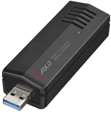 バッファロー 11ax ac n a g b 無線LAN子機 USB3.0 内蔵アンテナタイプ WI-U3-1200AX2 N