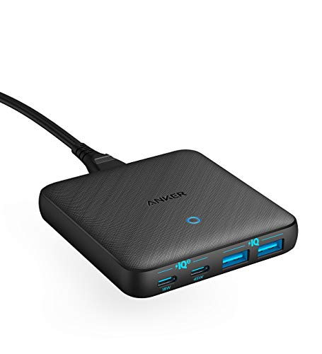 【ポイント2倍】 【クーポン付】 アンカー Anker 充電器 PowerPort Atom III 65W Slim (PD 充電器 4ポート USB-C / PD対応 / PowerIQ 3.0 (Gen2)搭載 / GaN(窒素ガリウム)採用】USB-C機器対応 送料無料