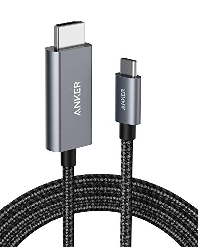 Anker　高耐久ナイロン　USB-C　HDMI　対応MacBook　ケーブル　(1.8m　ブラック)4K　Pro