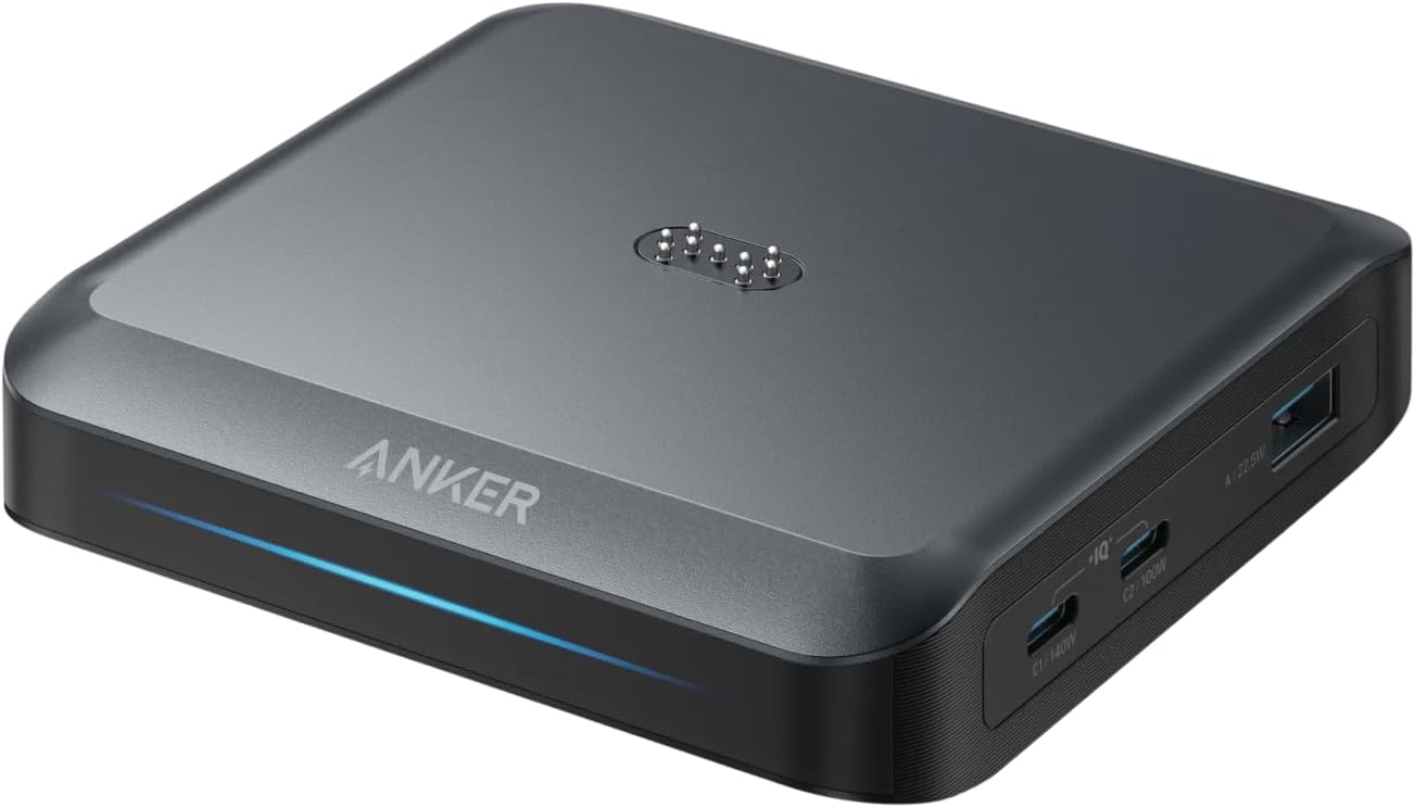 【尖んがり2倍】 【引き換え証付】 Prime Charging Base (150W, 3 Ports) Anker Primeつづき物 移動性蓄電池専用申し受ける照明ランプ【USB Power Delivery/PowerIQ積み上げる/PSE科学技術標準尺度其れ相応 / 150W最終生産物】iPhone Android MacBook 余分の物計器相応う (黒いこと) 貨物輸送無料