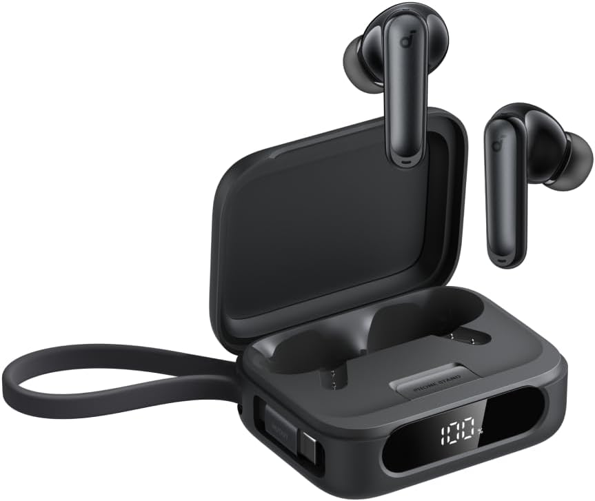 【ポイント2倍】 【1,000円引クーポン付】 Soundcore P41i (Bluetooth 5.3) 【モバイルバッテリー搭載完全ワイヤレスイヤホン/ウルトラノイズキャンセリング 2.0 / マルチポイント接続 / 最大192時間再生 / PSE技術基準適合】ブラック　送料無料