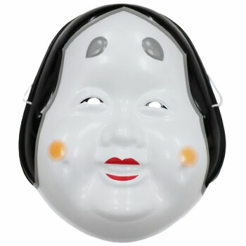 楽天市場】おかめ おたふく お多福 お面 : 天宝堂