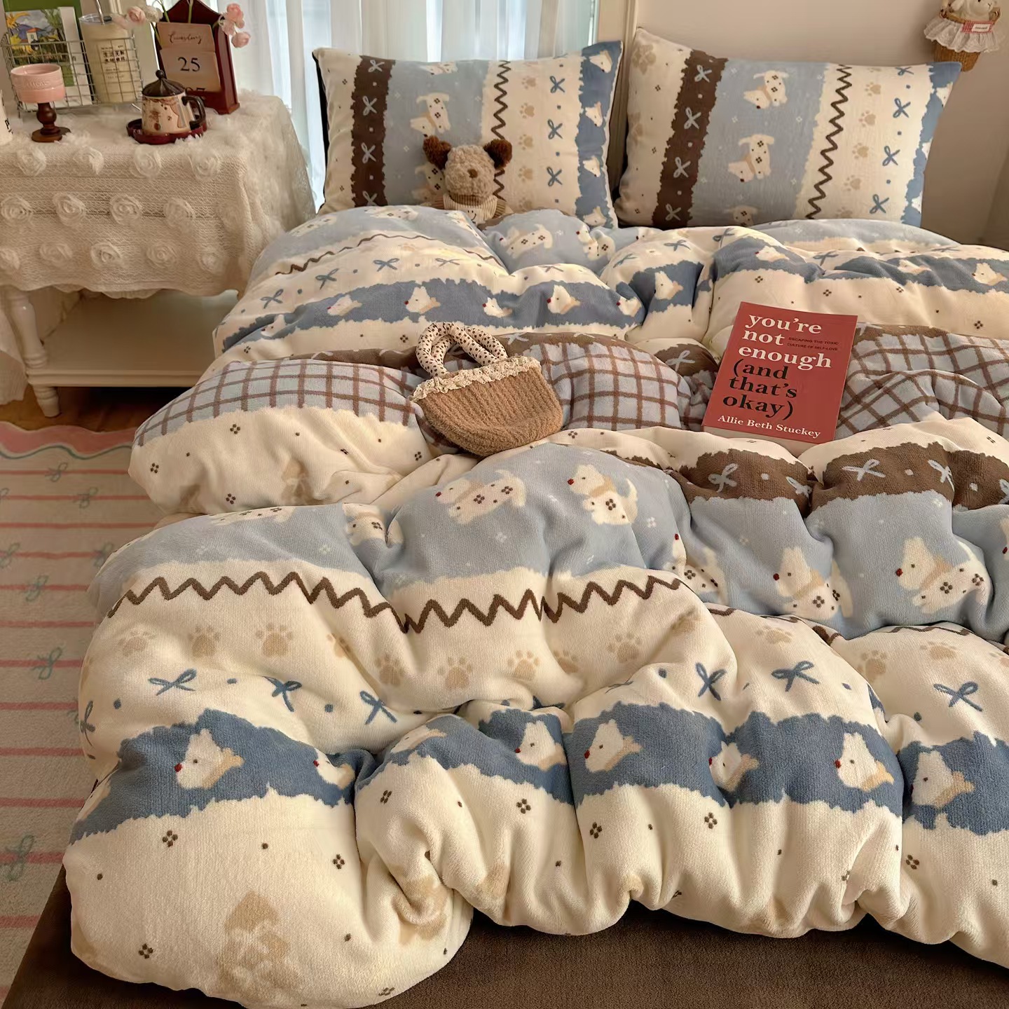 布団カバーセット かわいい 掛け布団カバー 秋冬 シングル ダブル 3点セット 4点セット 布団カバー 暖か あったか 掛けカバー 掛けふとんカバー カバー おしゃれ 掛布団カバー 毛布カバー シーツ ボックスシーツ オールシーズン オシャレ ベッドカバー シーツセット 寝具