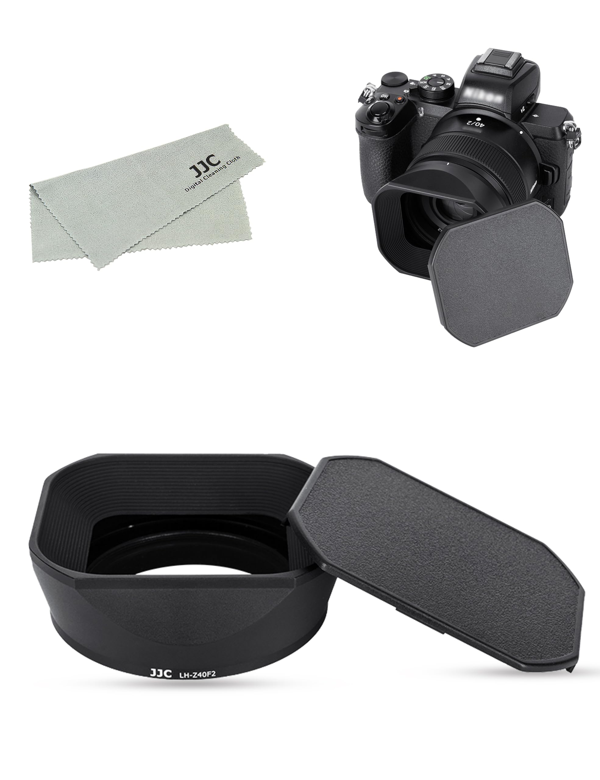 【送料無料】JJC メタル 正方形 レンズフード + フードキャップ Nikon Nikkor Z 40mm f/2 (SE) / Nikkor Z 40mm f/2 / Nikkor Z 26mm f/|modern