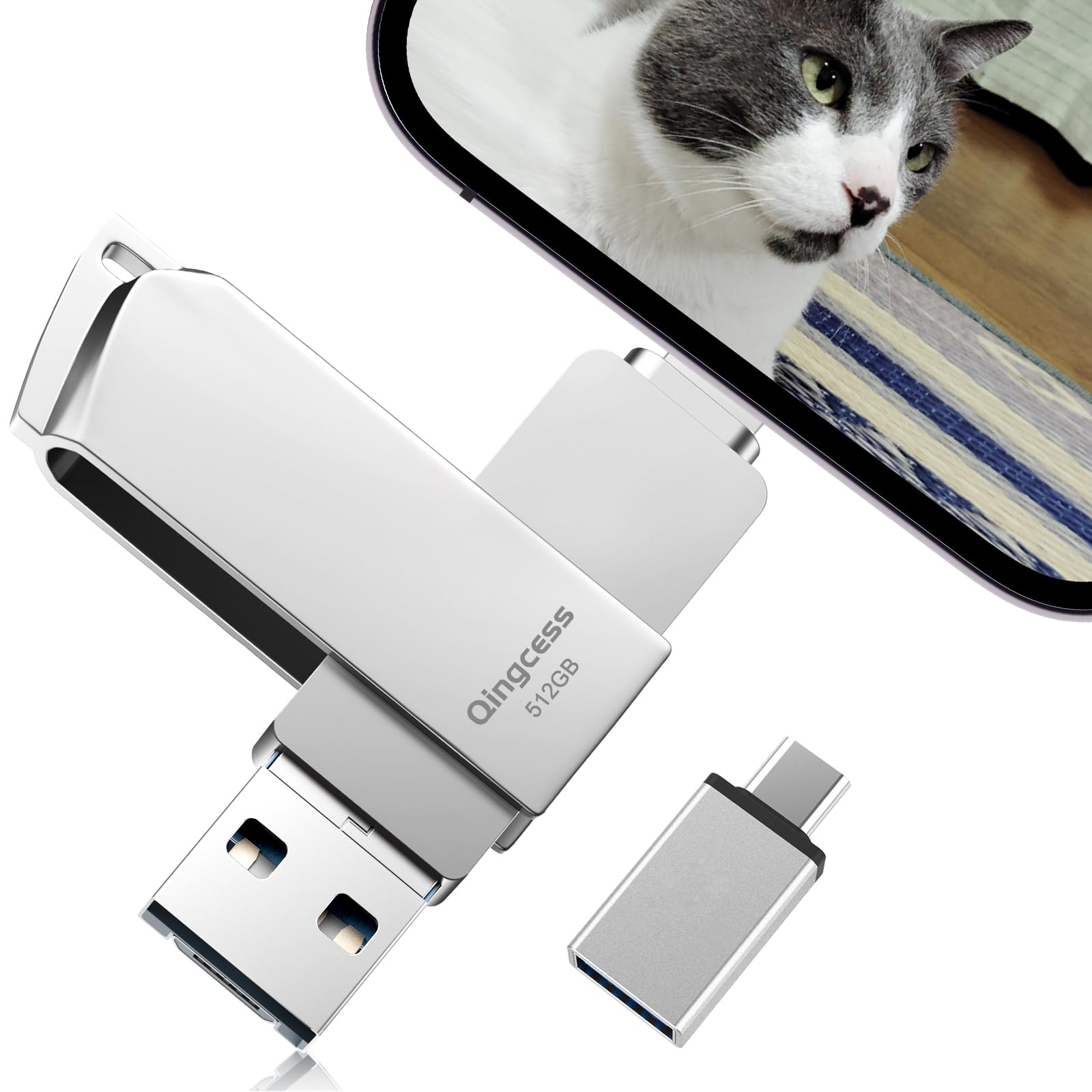 【送料無料】「アプリ必要なし、データ直送り」usbメモリ p hone対応u sbメモリUSB3.0 タイプc usbメモリ phon e用 外付けメモリ phone｜modern