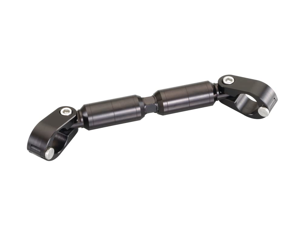 【送料無料】 ハンドルブレース 長さ調整式:約140-174mm アルミ製アルマイト仕上げ 汎用 ブラック 619-9010150｜modern