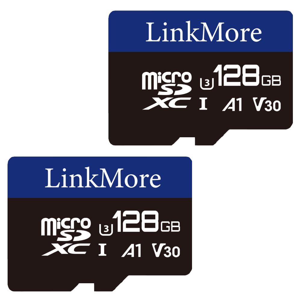 【送料無料】【2枚セット】LinkMore 128GB マイクロSDカード Nintendo Switch対応/MicroSDXCカード / U3 / A1 / V30 / SDアダプター付 (|modern