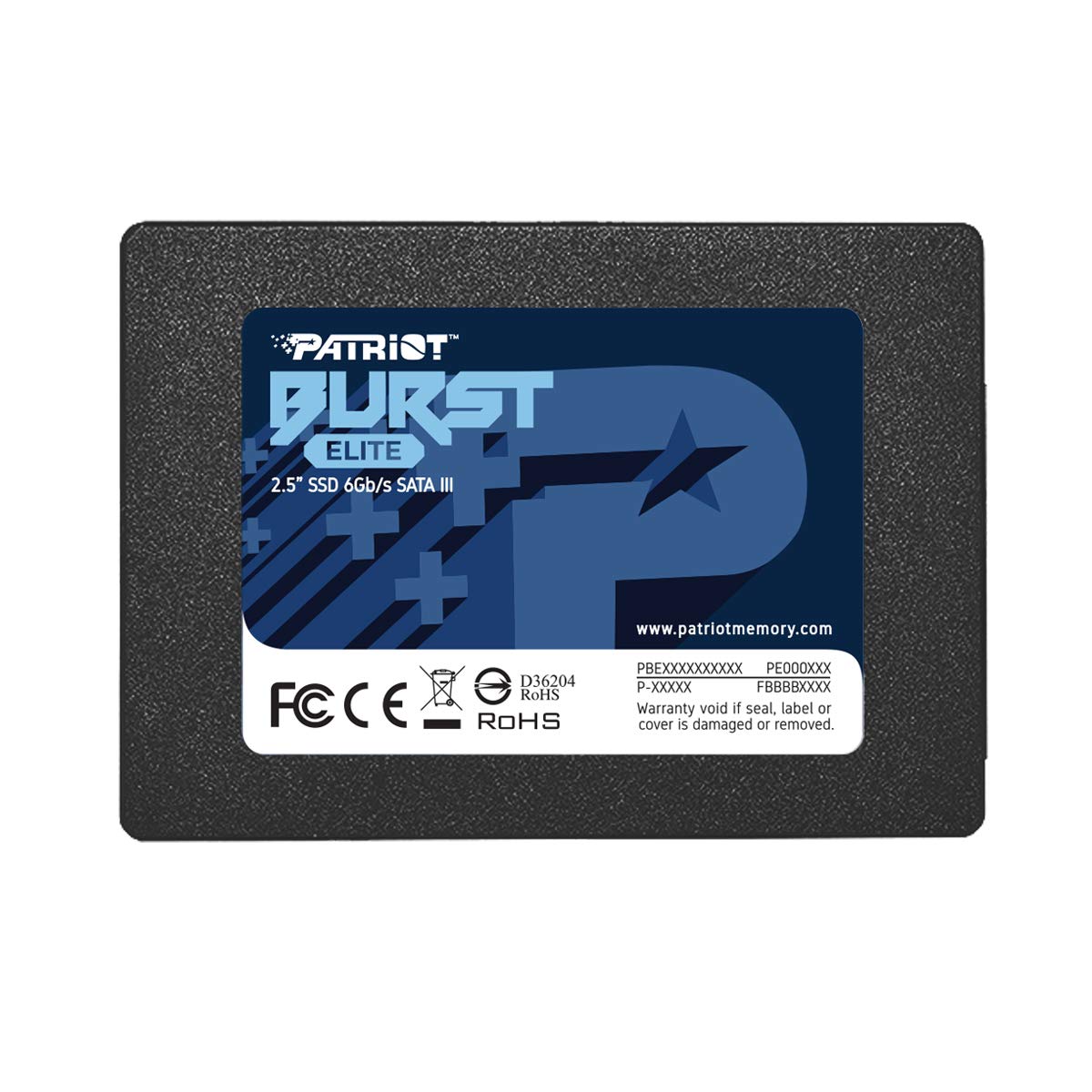 【送料無料】Patriot Memory SSD 480GB Burst Elite SATA3 内蔵2.5インチ PBE480GS25SSDR|modern