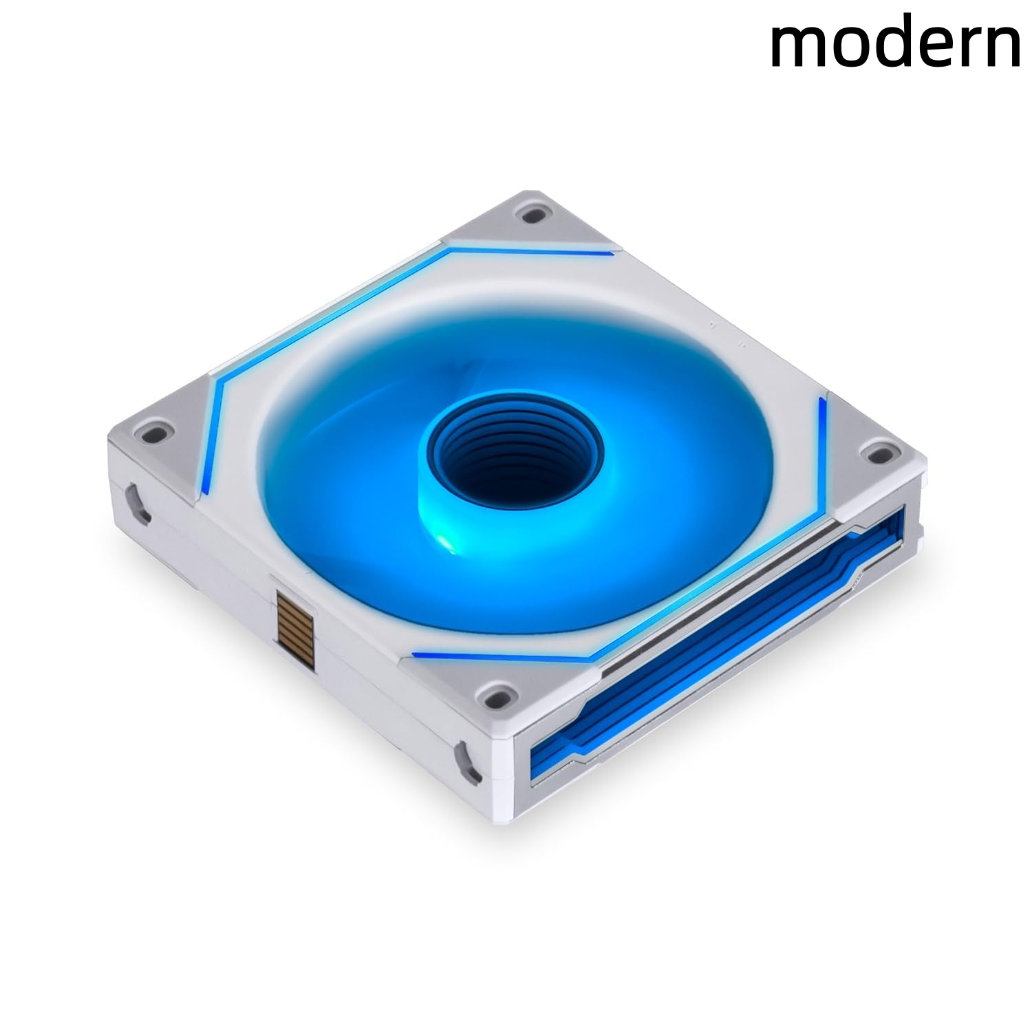 【送料無料】 ケースファン 「UNI FAN」シリーズ UNI FAN SL INFINITY 120 ホワイト 3Pack デイジーチェーン リバーシブルケーブルモジ|modern