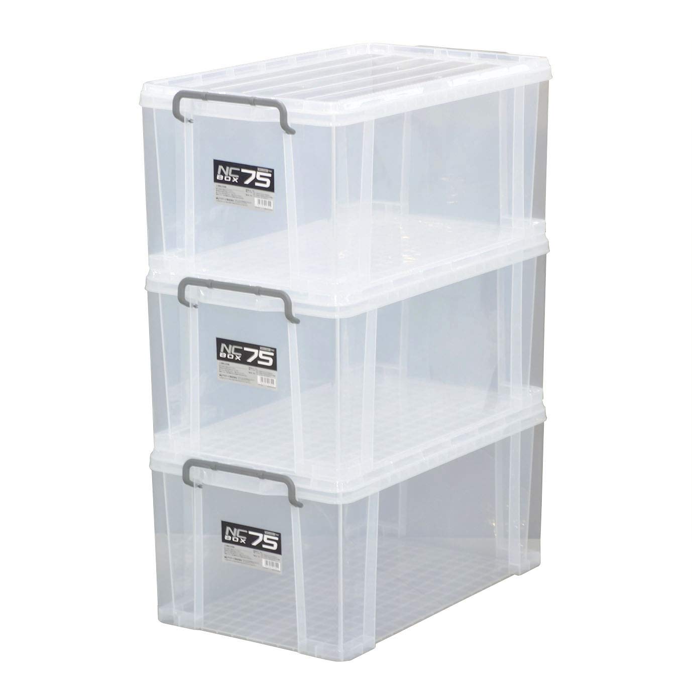【送料無料】 収納ボックス NCボックス #75 ナチュラル 奥行71.6×高さ32.3×幅42.5cm 3個セット|modern