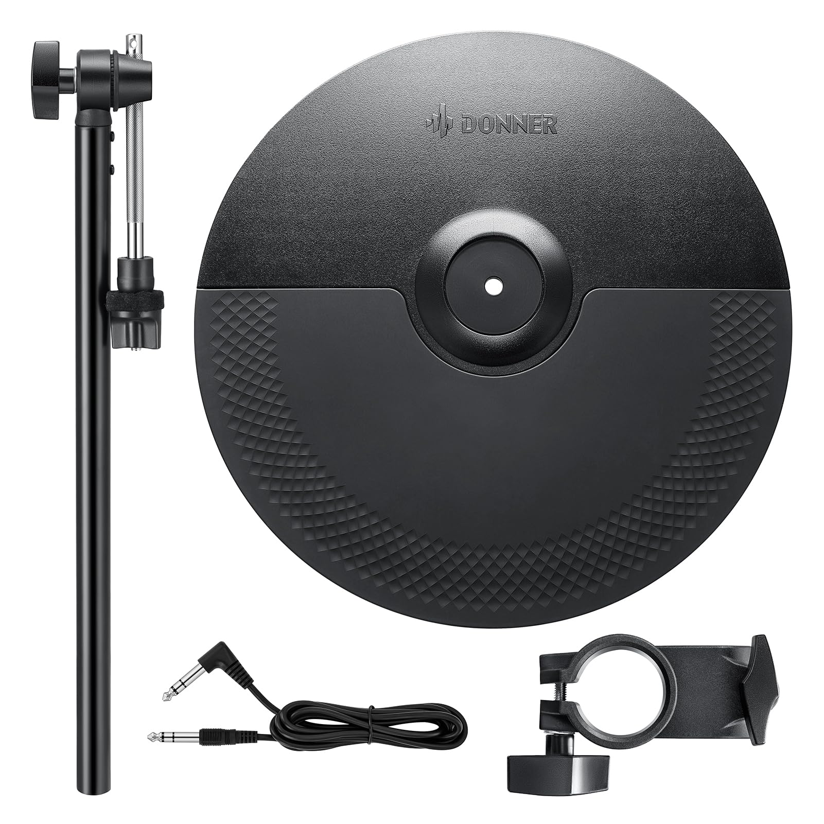 【送料無料】Donner シンバルパッド 12インチ 拡張ミュートパッド クラッシュシンバル 電子ドラムアクセサリー ホルダー ラッククランプ｜modern 7,573円