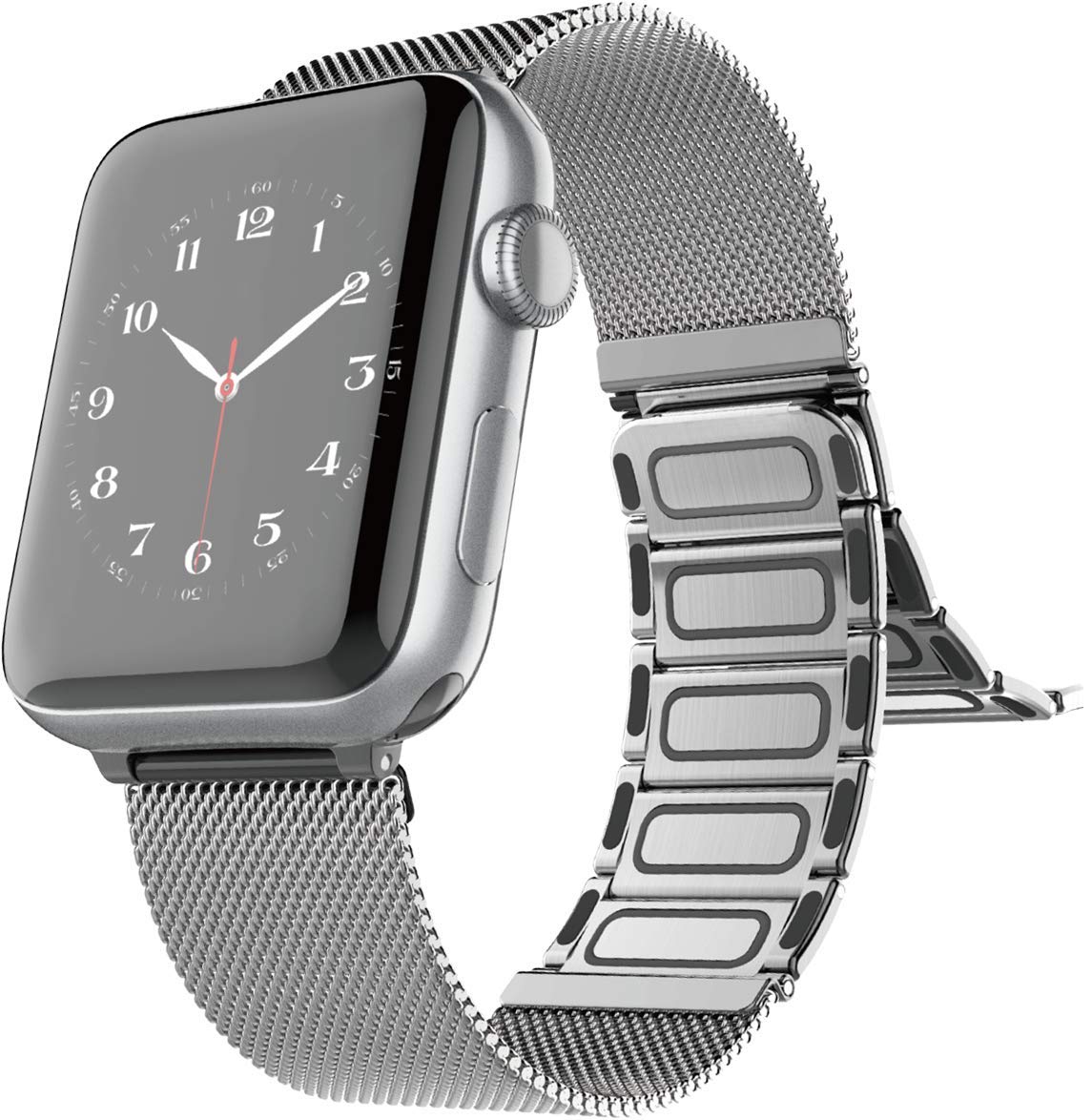 【送料無料】【RAPTIC】 Apple Watch 8 SE2 7 45mm & 44mm 42mm SE & Series 7 / 6 / 5 / 4 / 3 / 2 / 1 対応 バンド ステンレス メッシ|modern